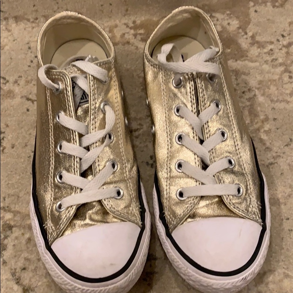 Gold Converse
